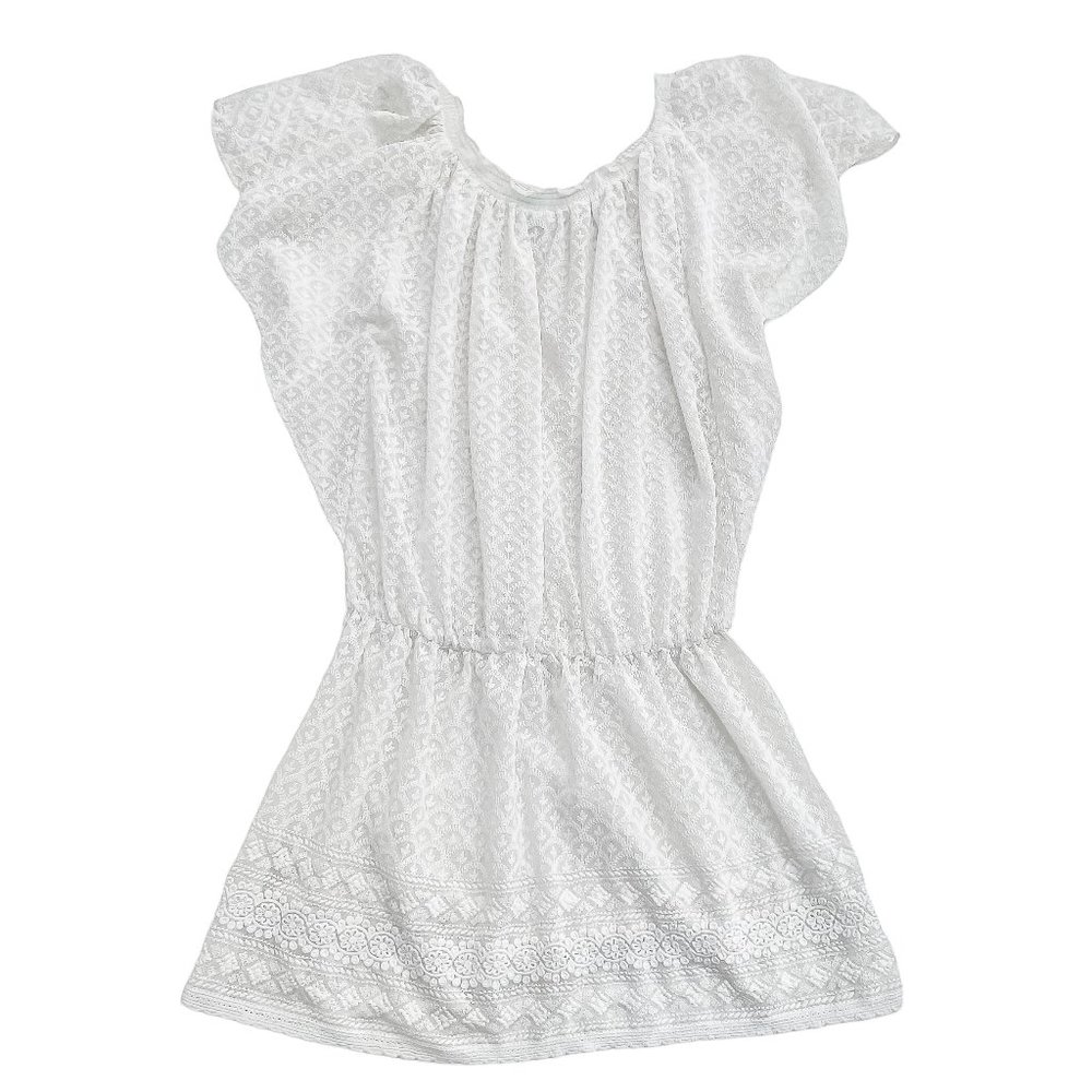 Melissa Odabash Embroidered Georgette Cover-up Dress - White | S
